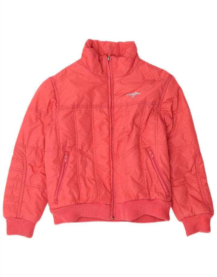 Lotto Girls Padded Jacket 11-12 Years Medium  Red Nylon