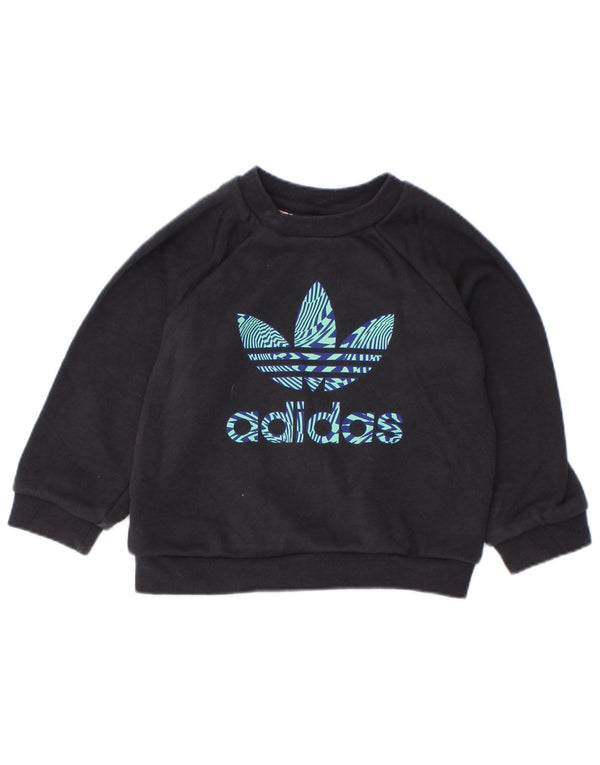 Adidas majica s motivima za dječake, 6-9 mjeseci, crni pamuk