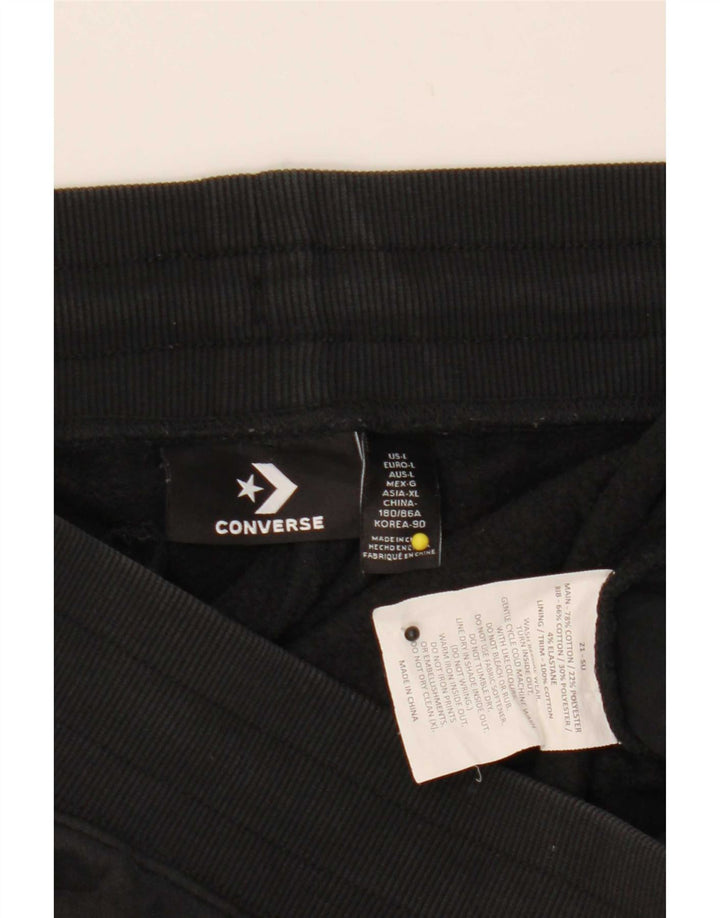 Converse Muška trenirka Hlače Joggers Large Black Pamuk