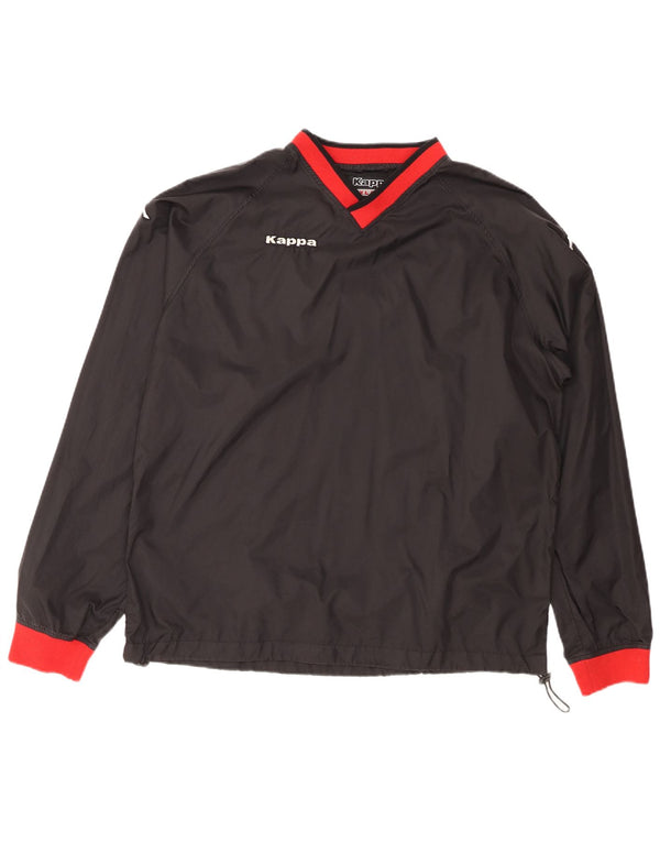 KAPPA Muški pulover Trenirka Gornji dio 2XL poliester crne boje