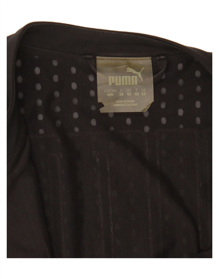 PUMA Womens Tracksuit Top Jacket UK 12 Medium Black Vintage Puma and Second-Hand Puma from Messina Hembry 
