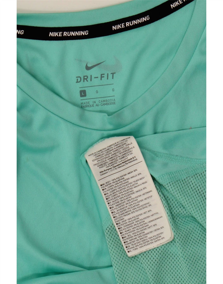 Nike Ženski Dri Fit Vest Top UK 14 Veliki zeleni poliester