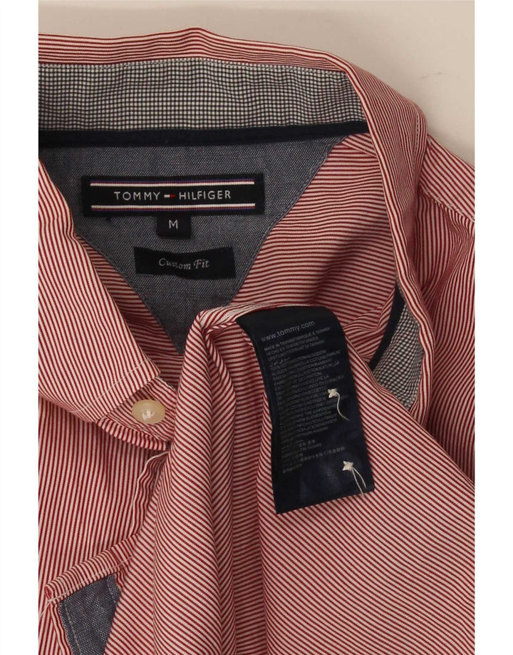 Tommy Hilfiger muška košulja prilagođenog kroja, pamuk srednje crvene pruge