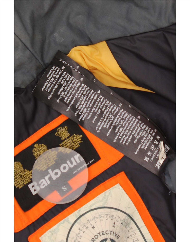 Barbour muška vjetrovka s kapuljačom UK 36 mala tamnoplava poliester