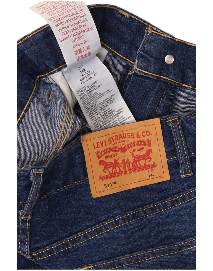 Levi's Boys 511 uske traperice 13-14 godina W27 L30 plavi pamuk
