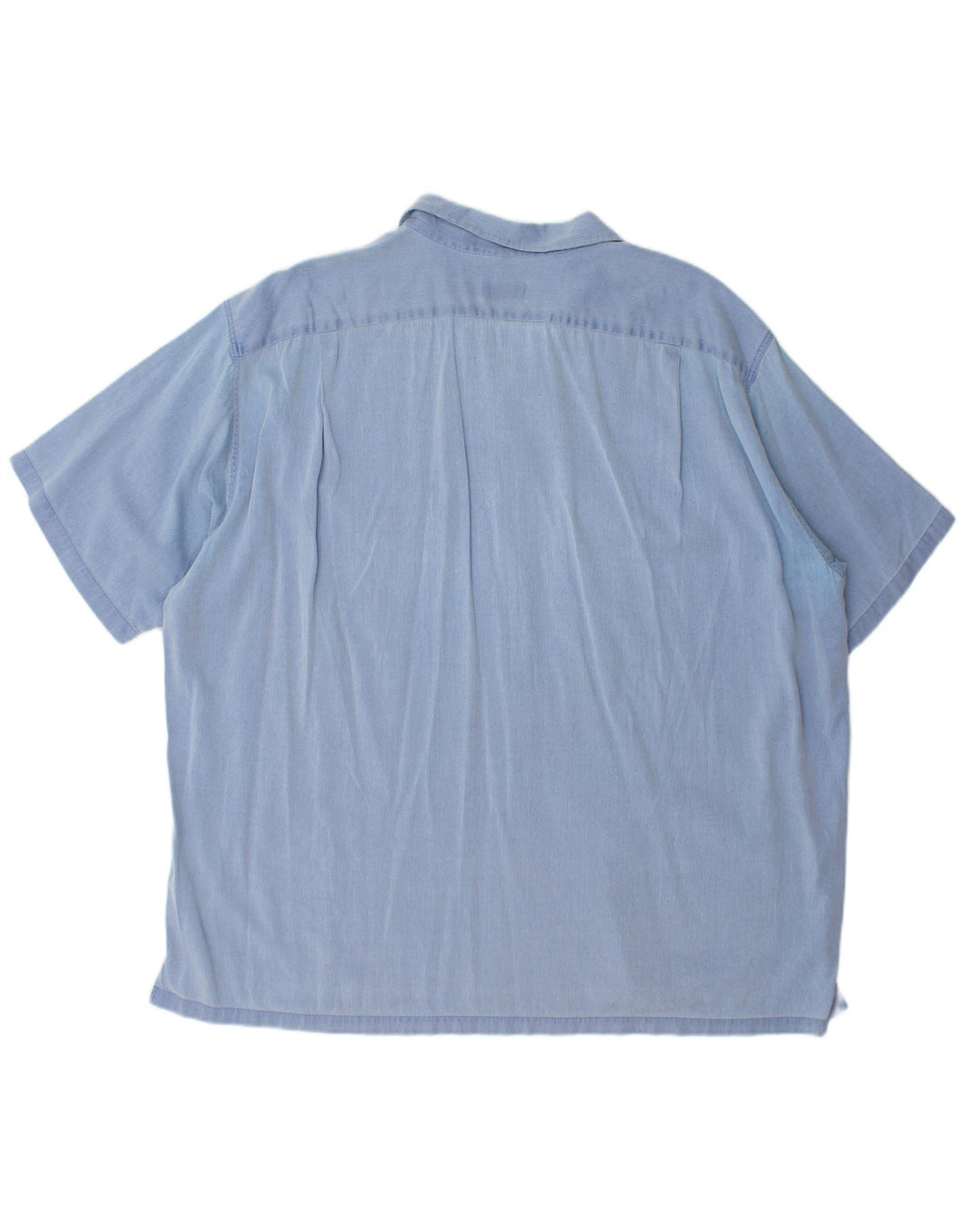 LACOSTE Muška košulja kratkih rukava, veličina 45 XL, pamuk s plavim prugama