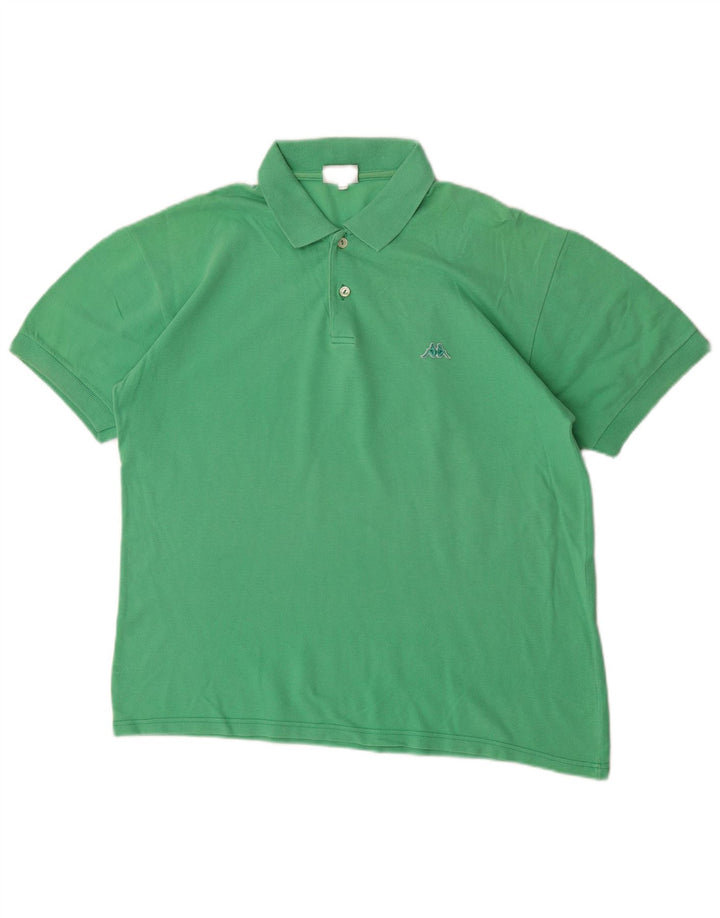 Kappa muška polo majica srednje zelene boje pamuka