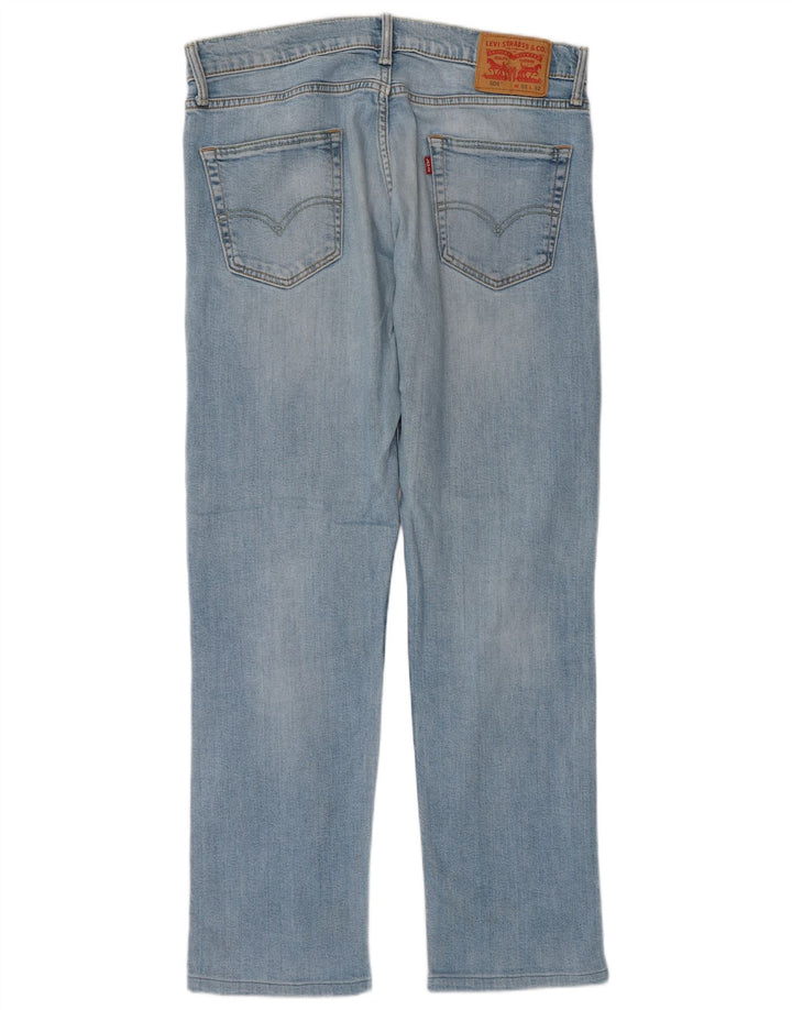 Levi's muške 504 ravne traperice W33 L32 plavi pamuk