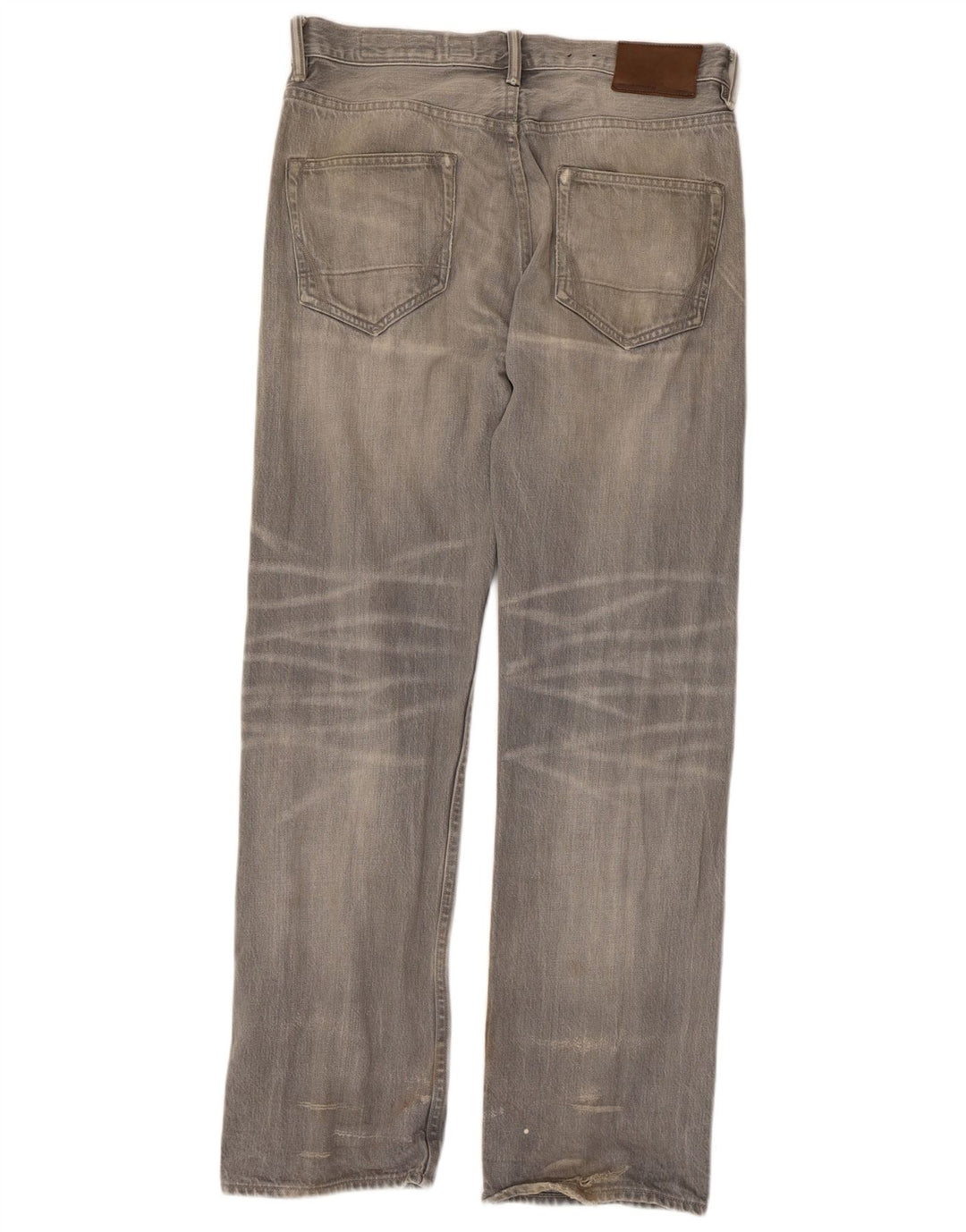 ALL SAINTS Mens Straight Jeans W30 L31 Grey Cotton