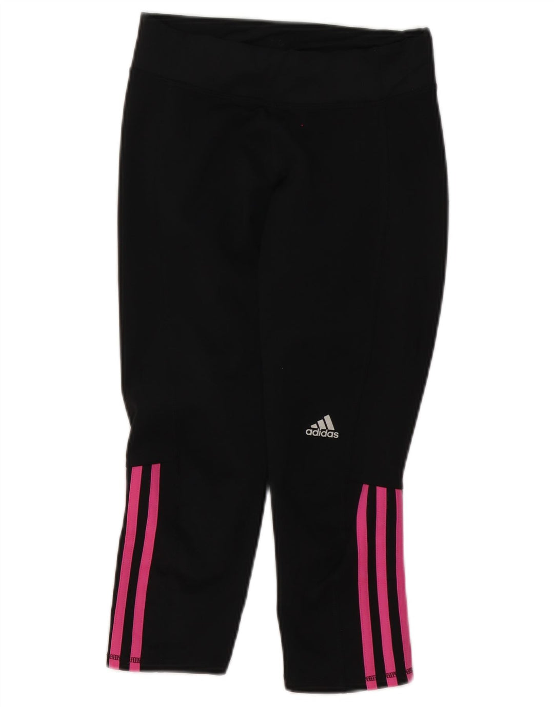 Adidas ženske kapri tajice UK 8 male crne poliesterske