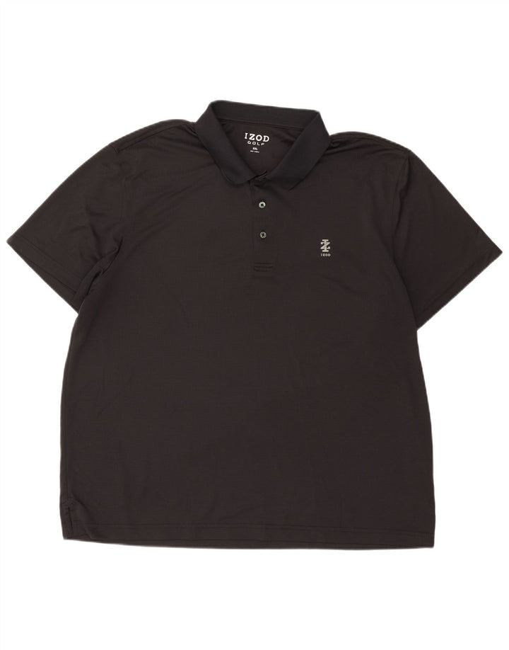 Izod muška polo majica 2XL crni poliester