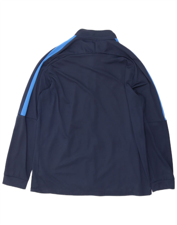 Nike Dri Fit gornja jakna za trenirku 2XL tamnoplava poliesterska boja