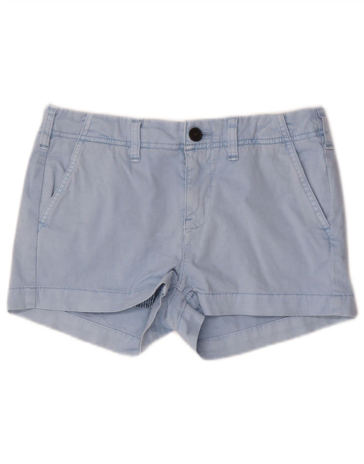 Superdry ženske vruće hlačice UK 8 male W28 plavi pamuk