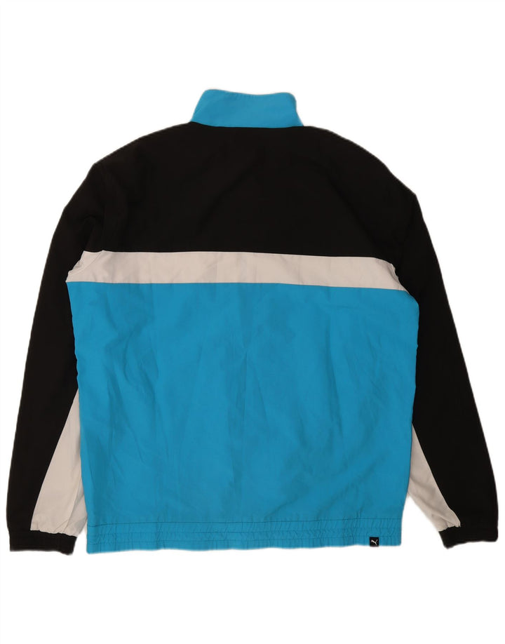 Puma muška gornja jakna trenirke Large Blue Colourblock poliester