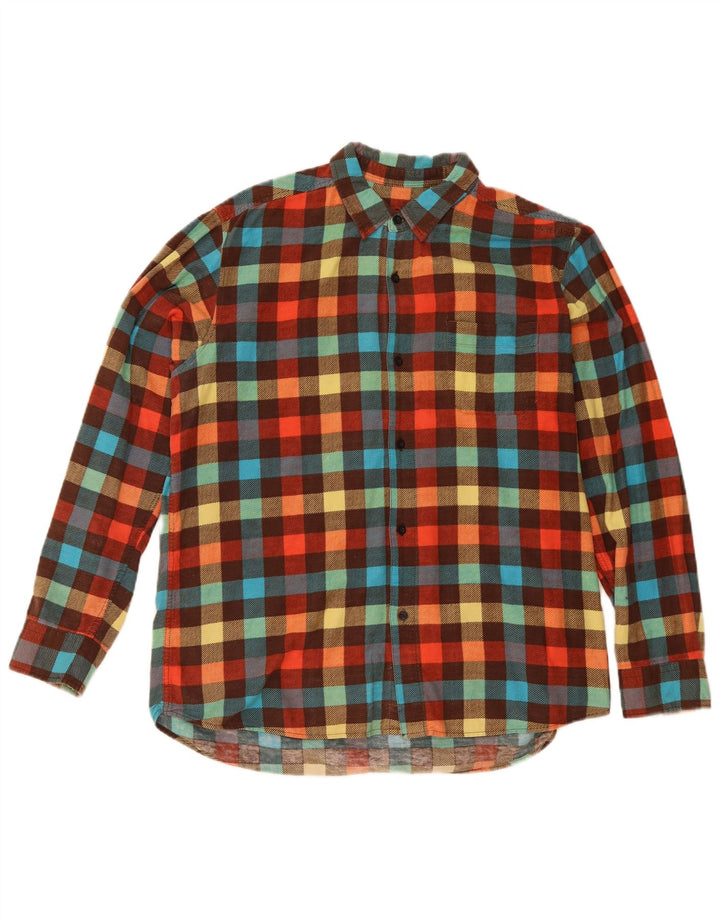 Quiksilver muška flanelska košulja srednje šarene kare
