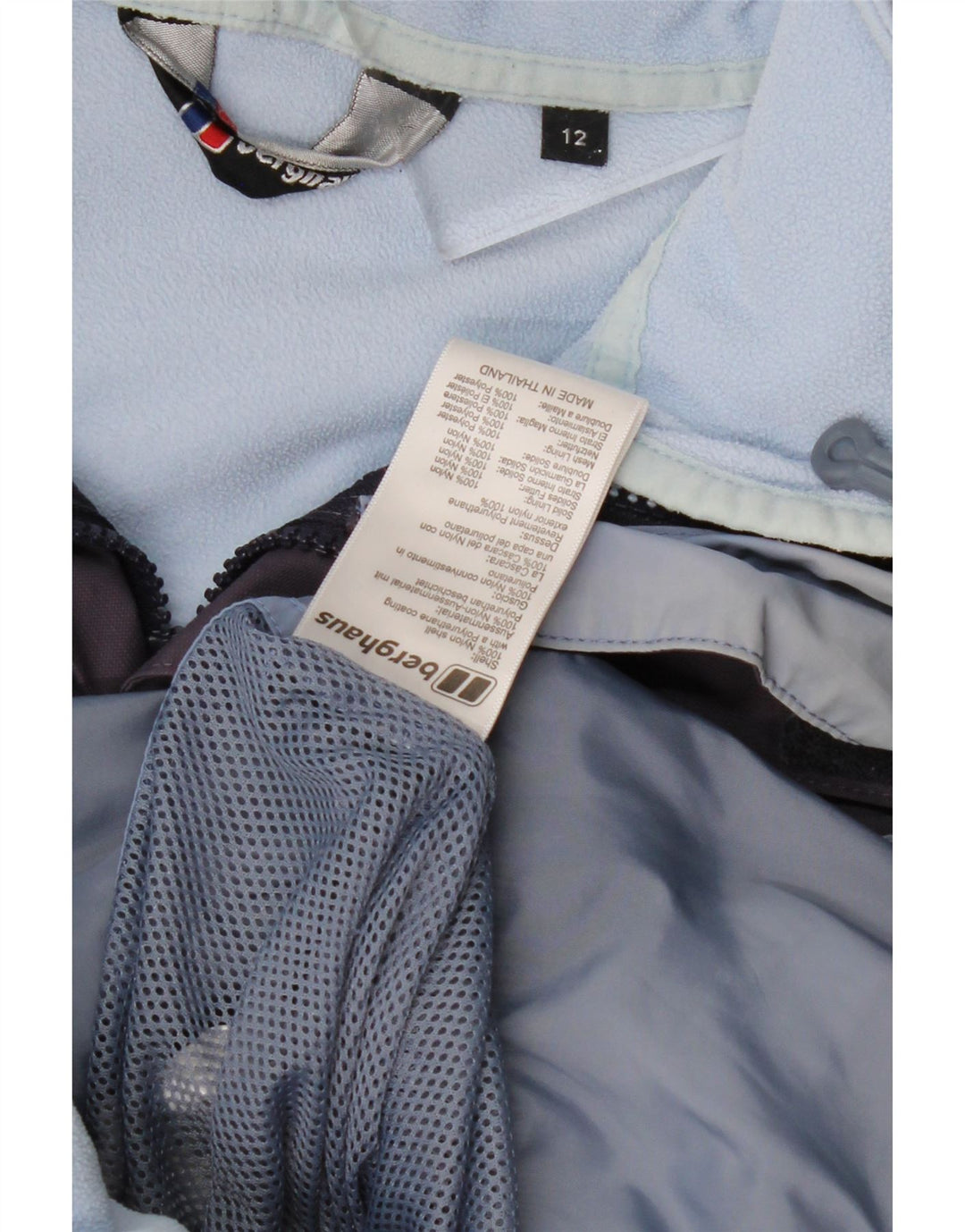 BERGHAUS ženska vjetrovka s kapuljačom UK 12 srednje ljubičasta najlonska