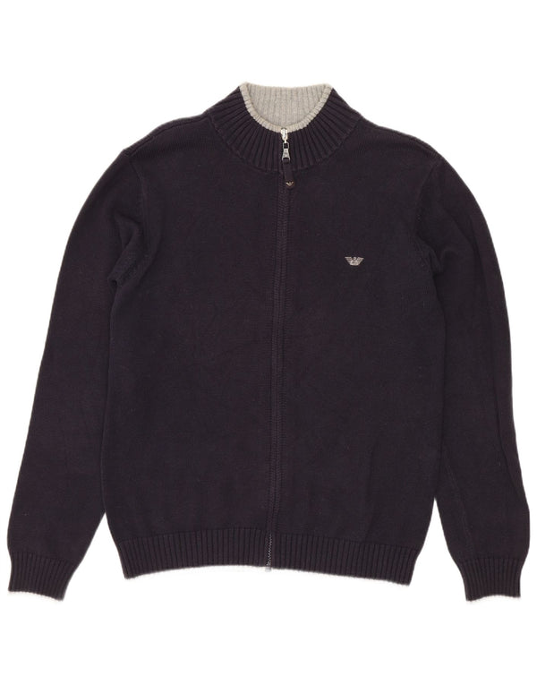 Armani Teen Boys kardigan pulover 13-14 godina tamnoplavi