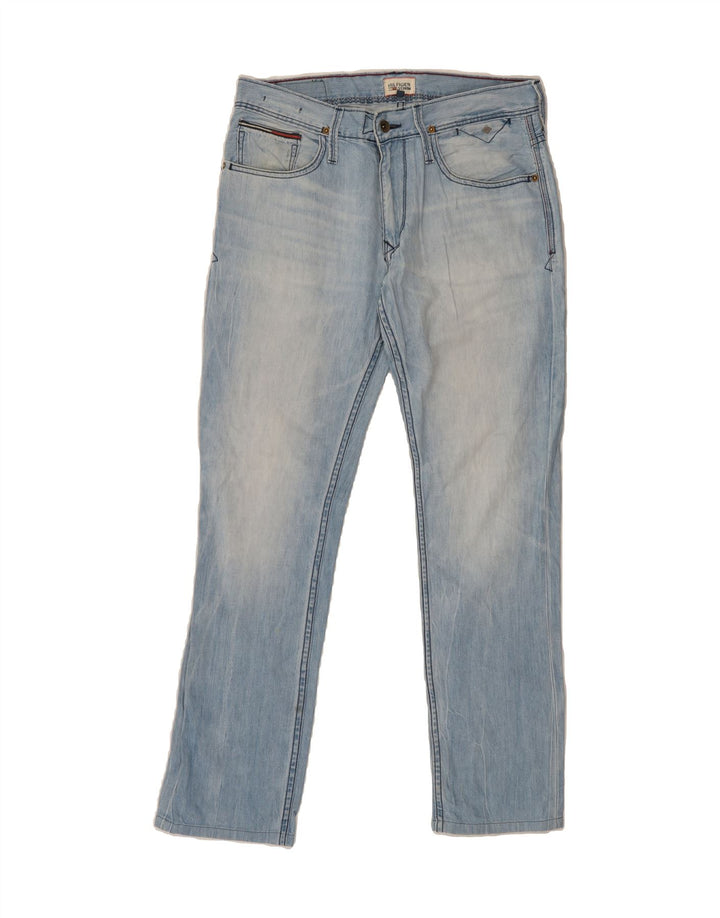 TOMMY HILFIGER Mens Slim Jeans W32 L34 Blue Cotton Vintage Tommy Hilfiger and Second-Hand Tommy Hilfiger from Messina Hembry 