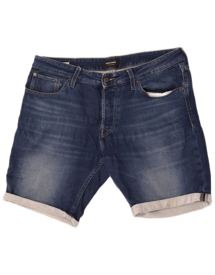 Jack & Jones muške traper kratke hlače velike W36, plavi pamuk