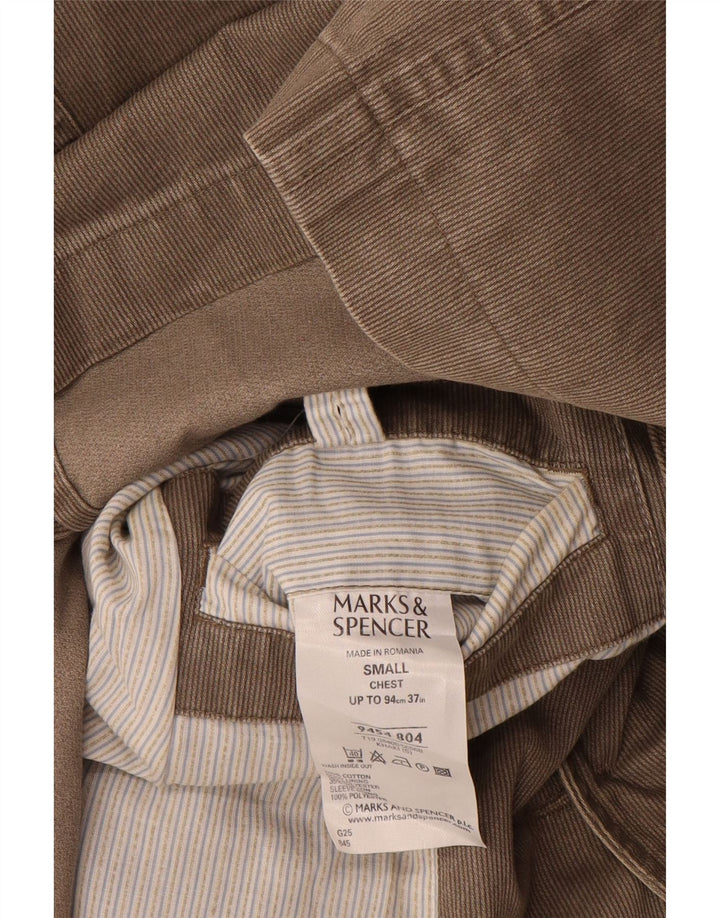 Marks & Spencer muška jakna sa 3 gumba UK 36 male kaki pruge