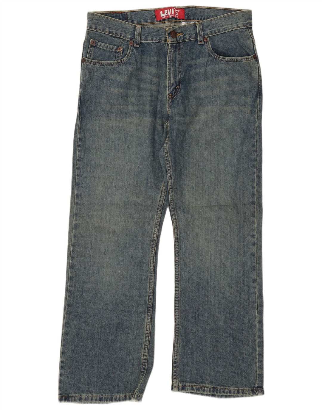 LEVI'S Boys Husky Bootcut traperice 11-12 godina W32 L27 plavi pamuk