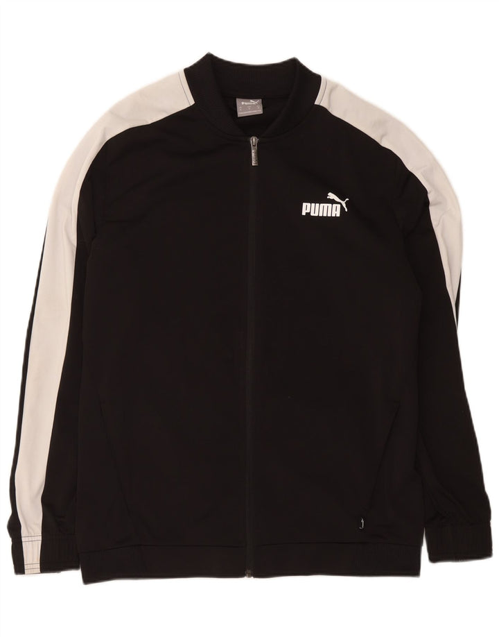Puma muška gornja jakna trenirke Medium Black Colourblock Poliester
