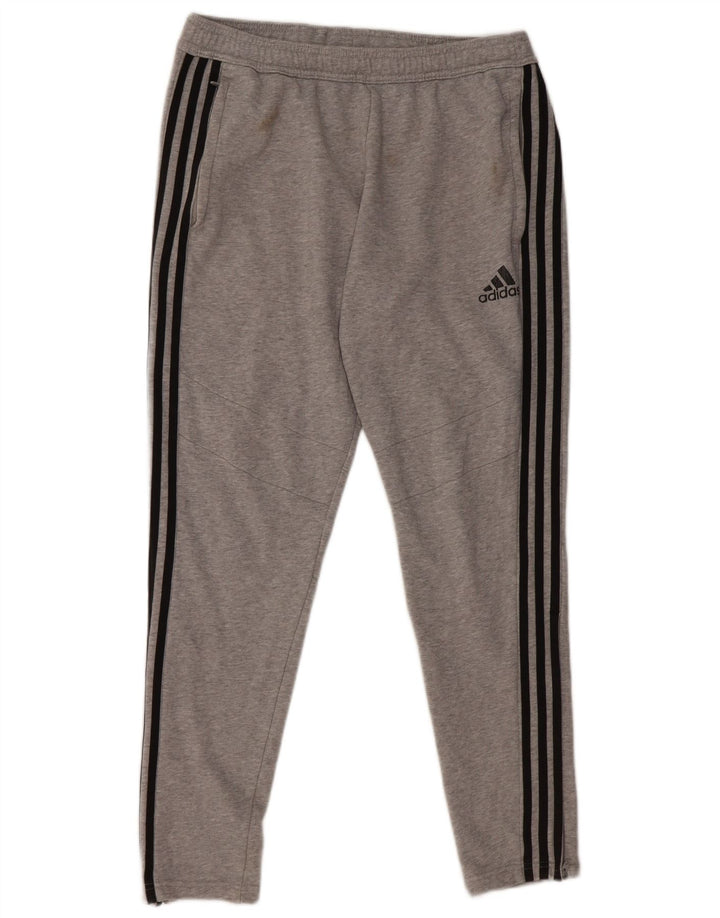Adidas muške trenirke srednje sive pamučne hlače