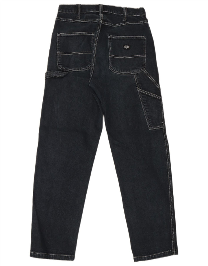 Dickies muške Cargo uske traperice W26 L28 crni pamuk
