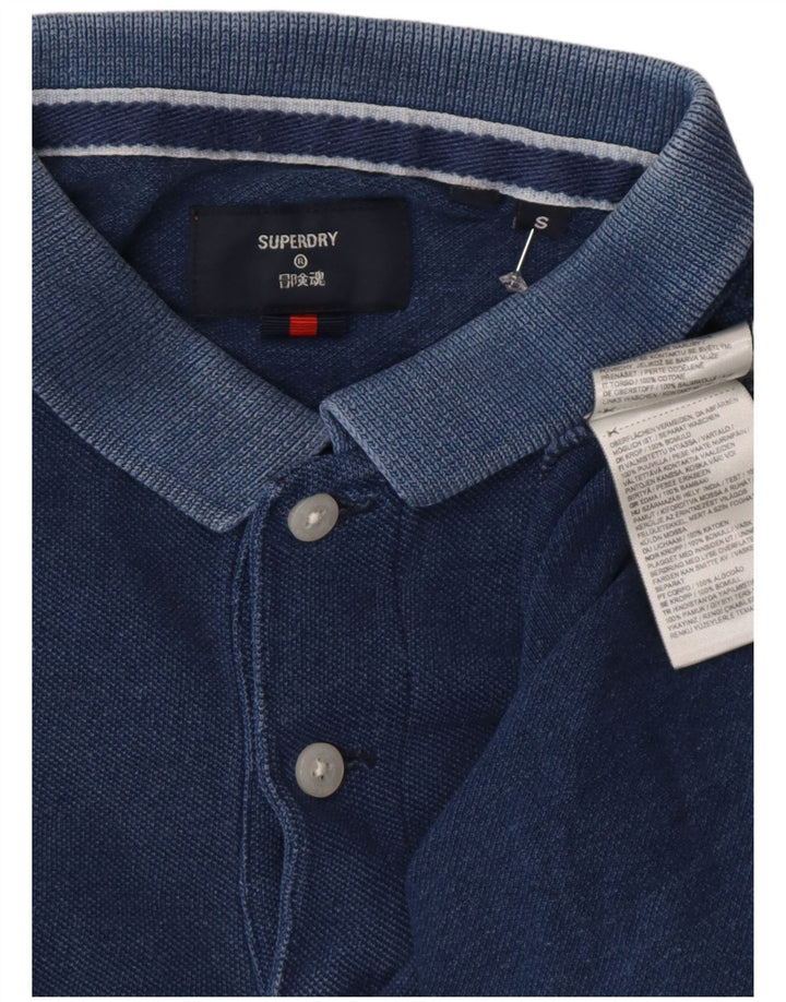 Superdry muška polo majica mala tamnoplava pamuk
