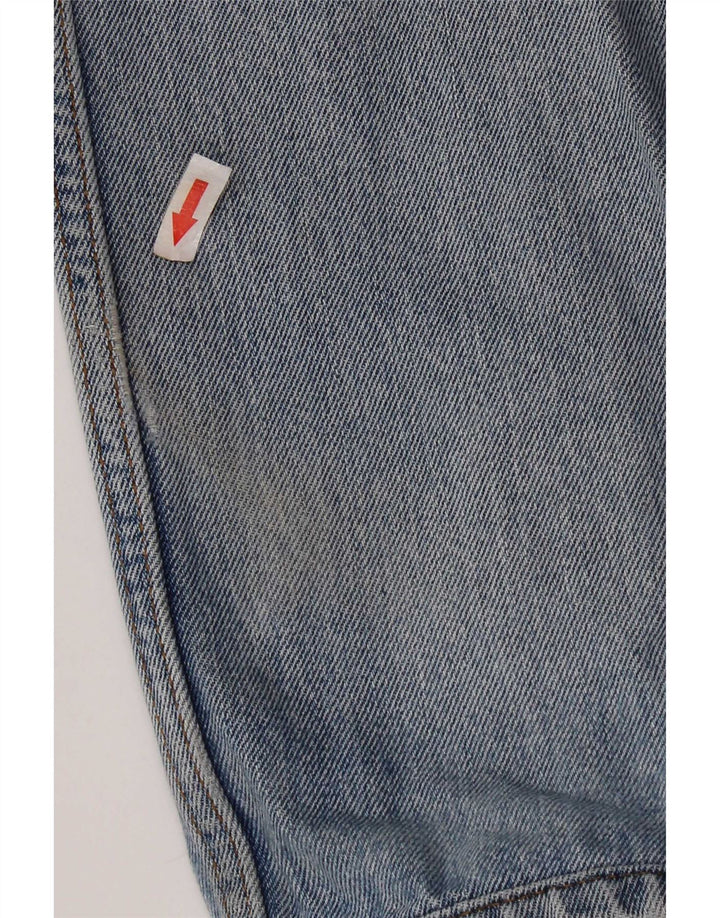 Levi's muške 505 ravne traperice s oštećenjem W34 L28, plavi pamuk