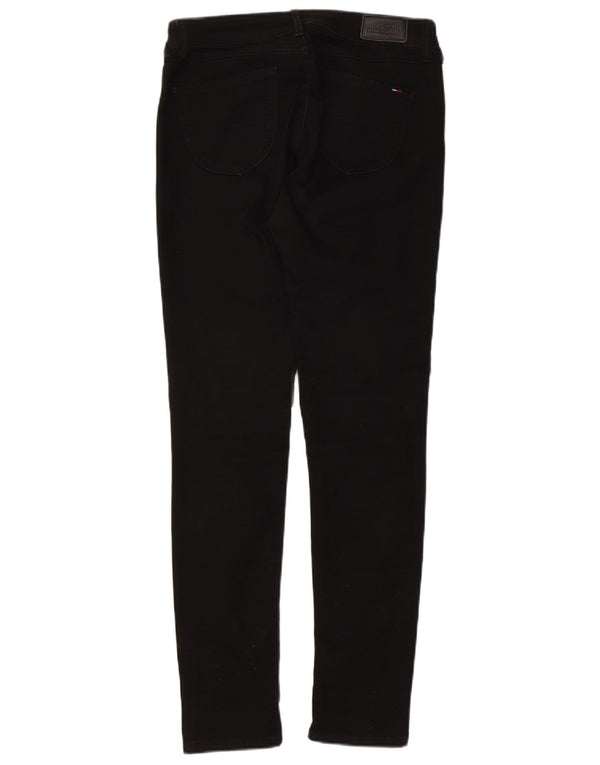 Tommy Hilfiger ženske uske traperice W30 L32 crni pamuk