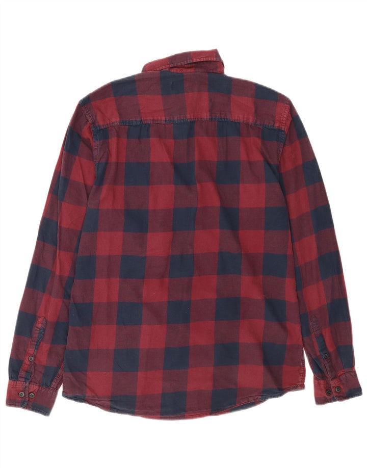 Jack & Jones muška flanelska košulja Srednje tamnocrveni pamuk od ginghama