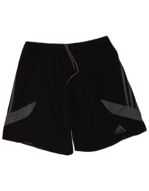 Adidas muške sportske kratke hlače Climalite veliki crni poliester u boji