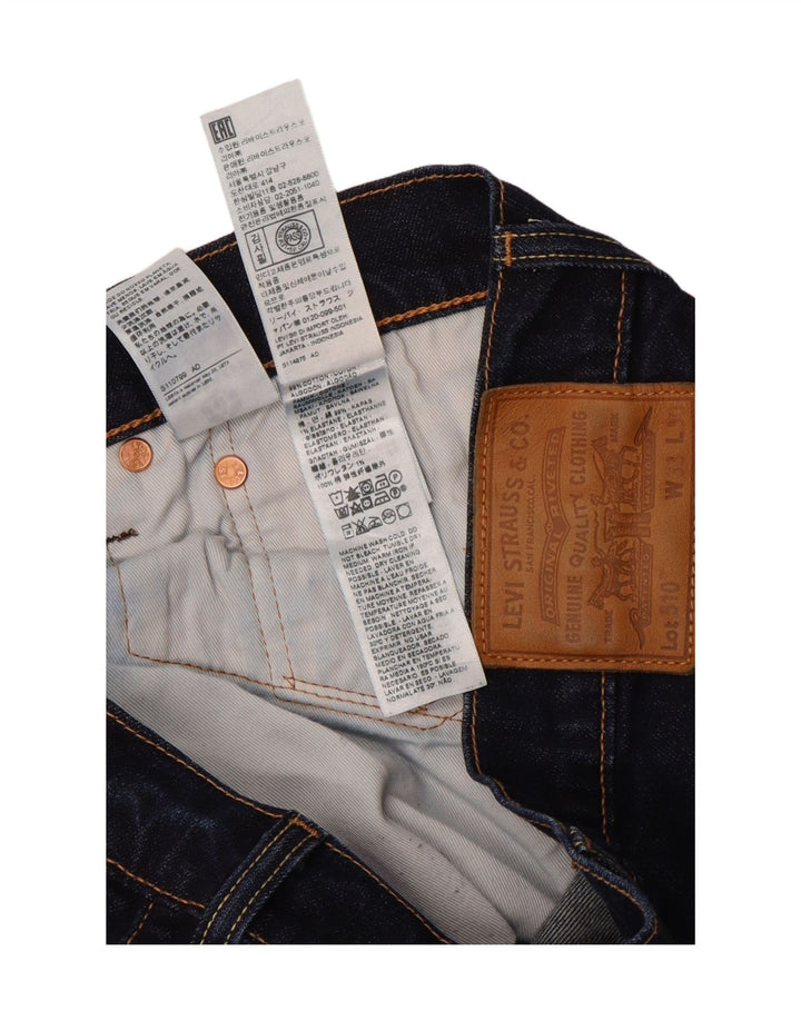 LEVI'S Muške 510 uske traperice W33 L28 tamnoplavi pamuk