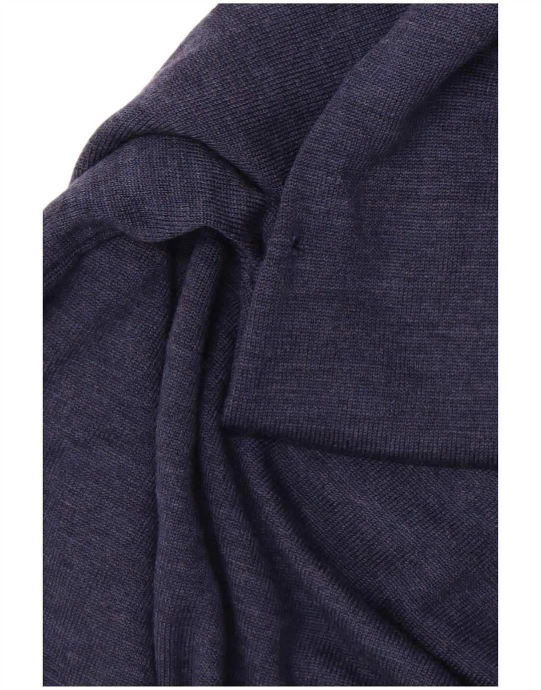 LACOSTE Mens Crew Neck Jumper Sweater Size 3 Small Navy Blue Wool