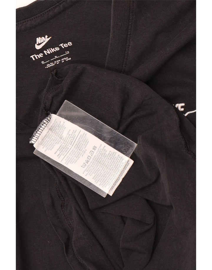 Nike muška majica kratkih rukava XL crni pamuk