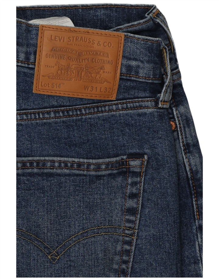 Levi's muške 514 ravne traperice W31 L32 plavi pamuk