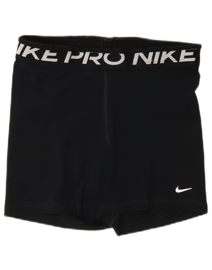 NIKE Ženske Dri Fit Graphic Sportske kratke hlače Srednje crne