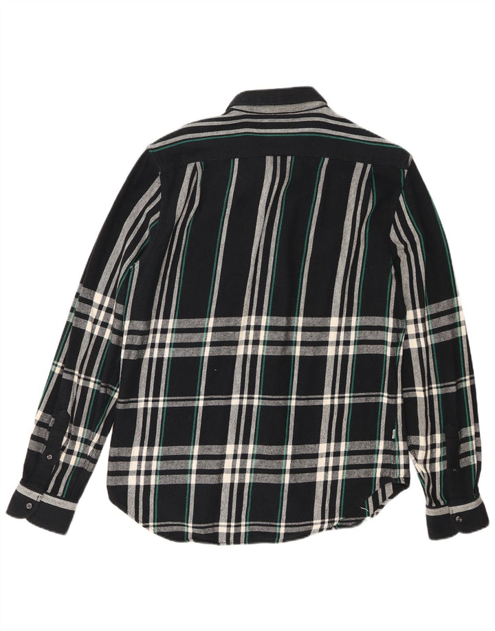 Levi's muška pripijena flanelska košulja srednje tamnoplave boje