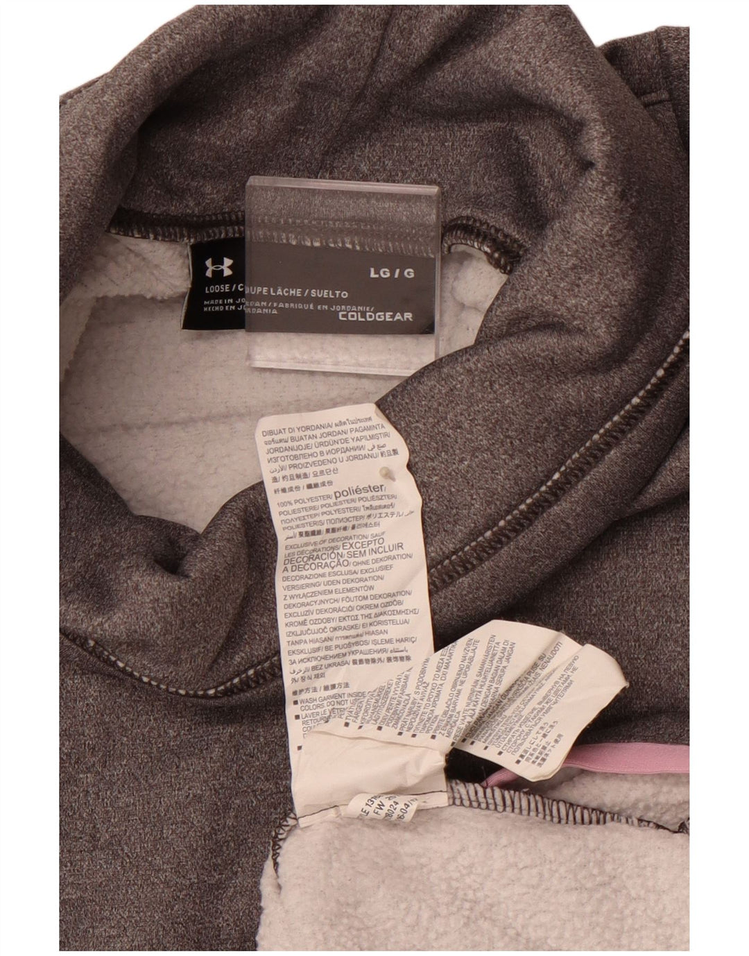 UNDER ARMOUR Ženski džemper Cold Gear Graphic Sweatshirt UK 16 Large Grey