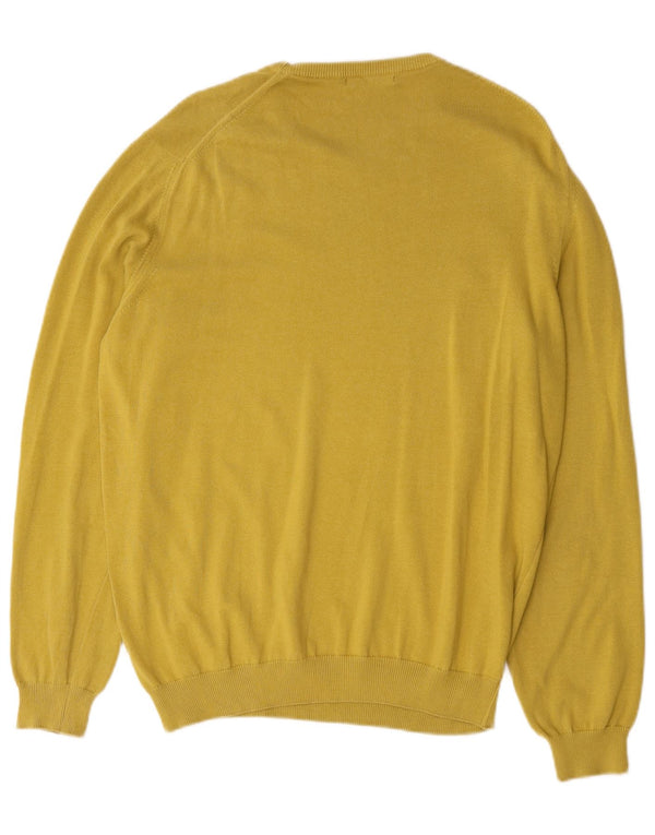 Massimo Dutti muški džemper s lađastim izrezom 2XL žuti