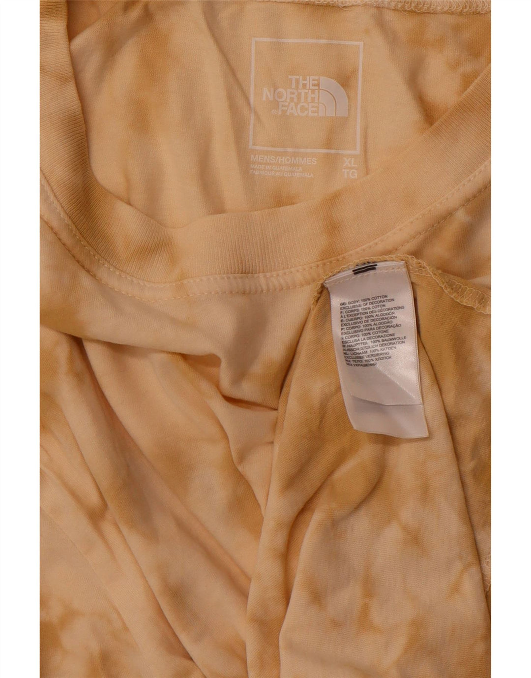 THE NORTH FACE Muška majica kratkih rukava XL Smeđa kravata, pamuk