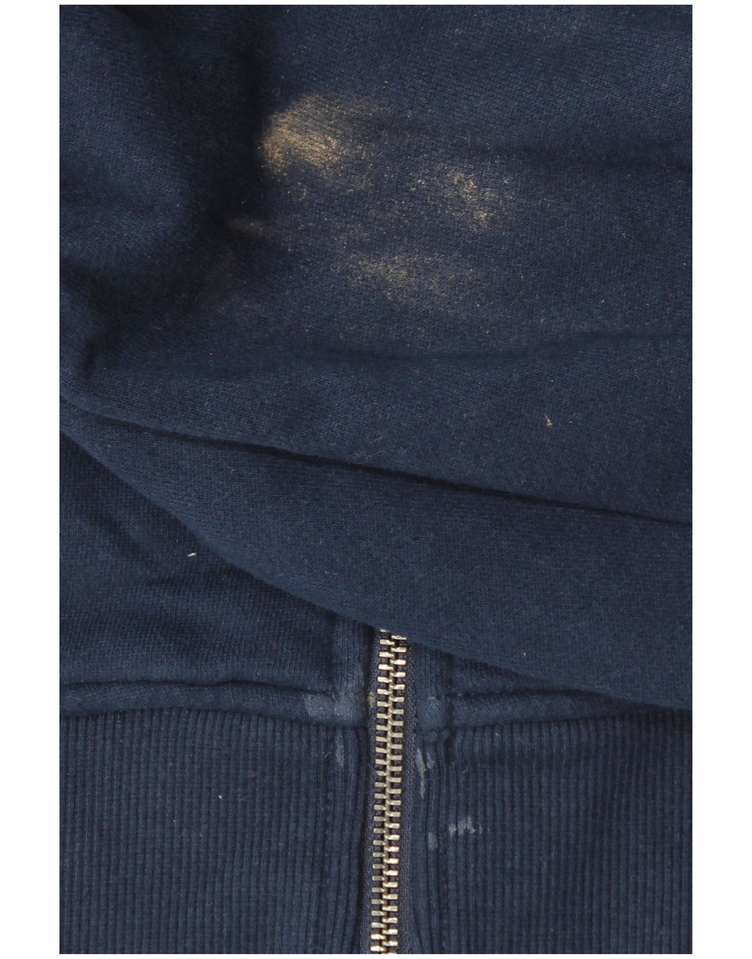 TOMMY HILFIGER Muški pulover s kapuljačom na patentni zatvarač Mali tamnoplavi pamuk