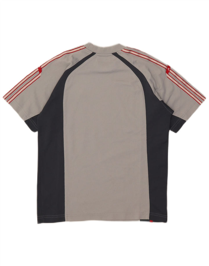 Adidas majica kratkih rukava za dječake 11-12 godina siva poliesterska boja