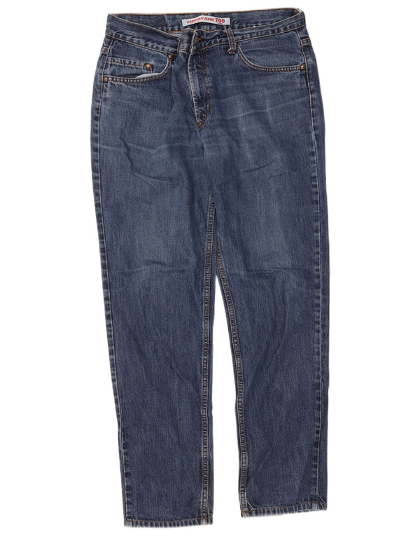 Carrera Mens 700 Regular Straight Jeans W36 L30 Plavi pamuk