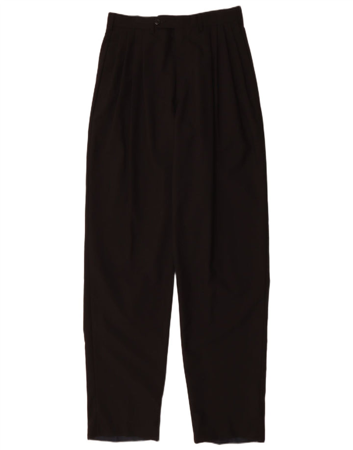 GIAN MARCO VENTURI Muške hlače s štipaljkama W30 L35 crne