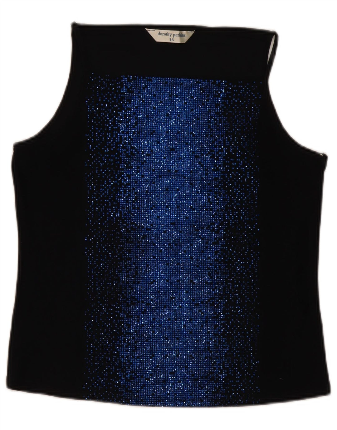 Dorothy Perkins Ženski Cami Top UK 16 Veliki crni poliester