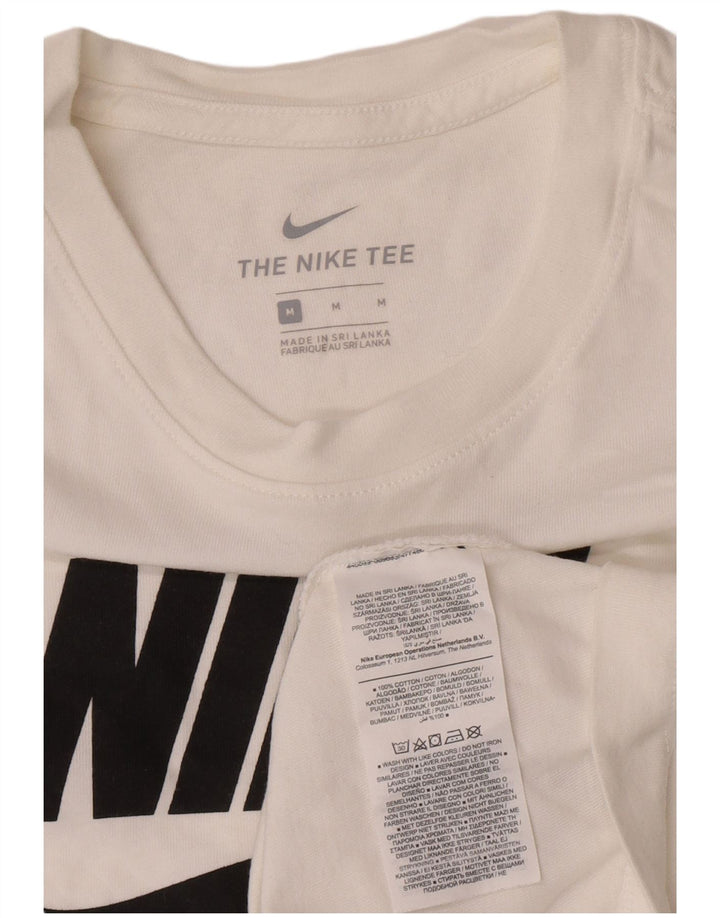 Nike Muška grafička majica s dugim rukavima Regular Fit Graphic, srednji bijeli pamuk