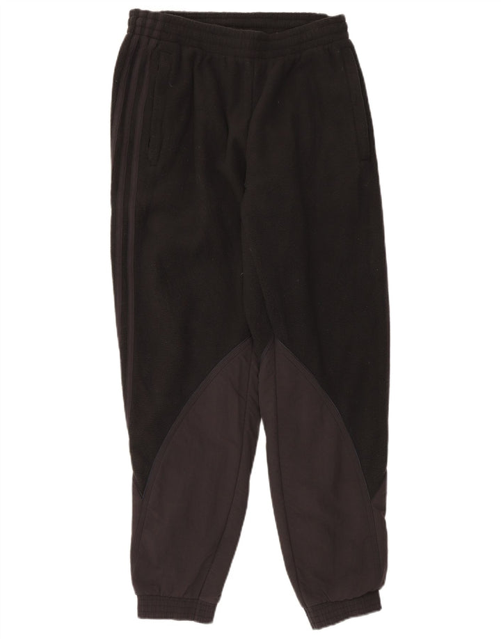 ADIDAS Muška trenirka od flisa Hlače Joggers Mali crni poliester