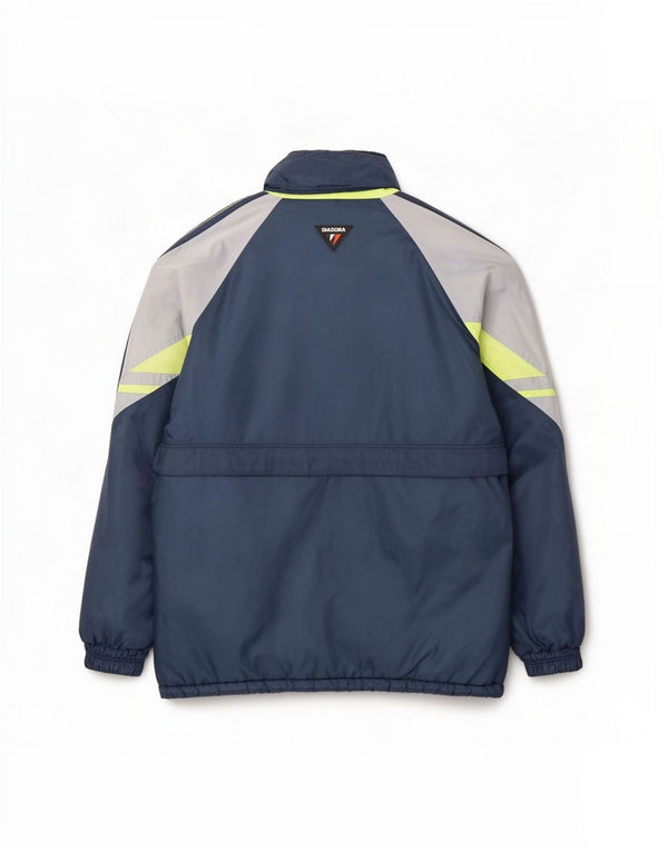 Diadora muška skijaška jakna s kapuljačom s grafičkim motivima UK 42 XL tamnoplava boja